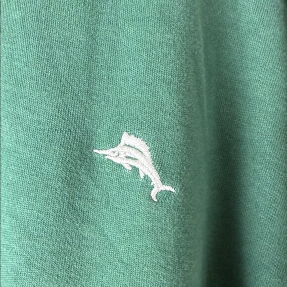 Green Bay Packers Tommy Bahama Half-Zip Pullover - Green - Picture 4 of 7